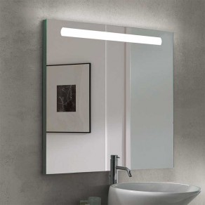 Espelho de casa de banho suspenso com iluminação LED, espelhos de toucador  redondos com luz, para barbear, guarda-roupa, salas de estar, decoração de